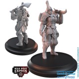 WILD WEST EXODUS DIVINE INTERVENTION POSSE SET RESIN MINIATURES WARCRADLE STUDIOS