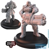 WILD WEST EXODUS DIVINE INTERVENTION POSSE SET RESIN MINIATURES WARCRADLE STUDIOS