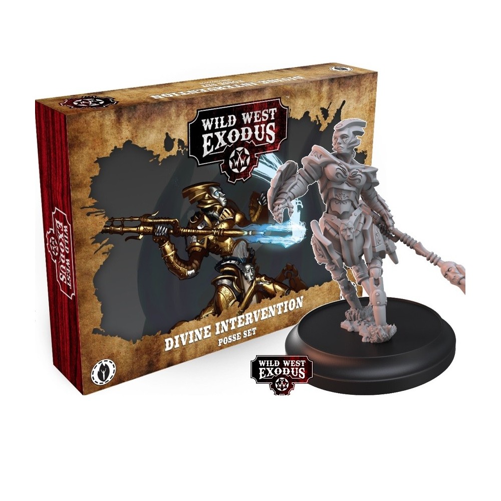 WILD WEST EXODUS DIVINE INTERVENTION POSSE SET RESIN MINIATURES WARCRADLE STUDIOS