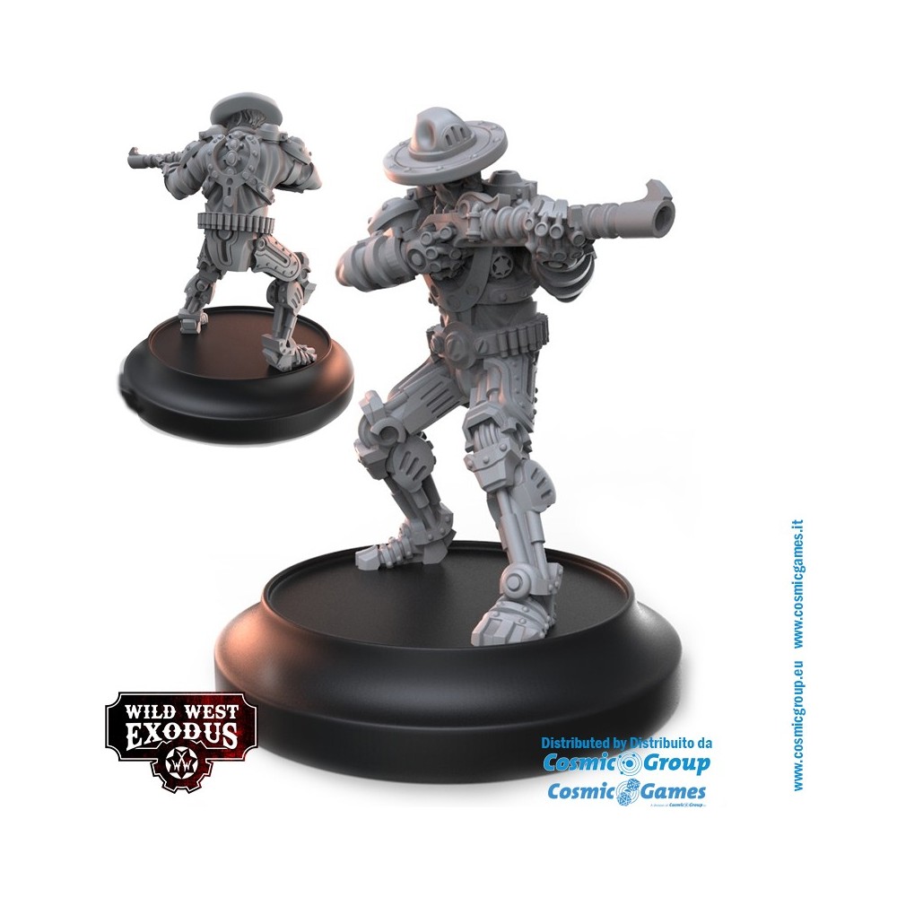 WARCRADLE STUDIOS WILD WEST EXODUS ARMOURED JUSTICE POSSE SET RESIN MINIATURES