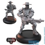 WARCRADLE STUDIOS WILD WEST EXODUS ARMOURED JUSTICE POSSE SET RESIN MINIATURES