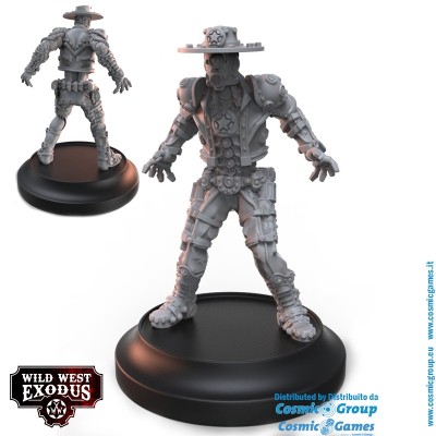 WARCRADLE STUDIOS WILD WEST EXODUS ARMOURED JUSTICE POSSE SET RESIN MINIATURES