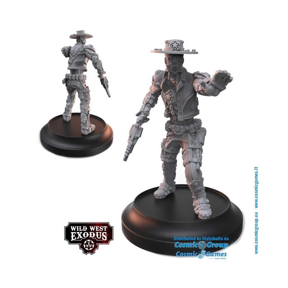 WARCRADLE STUDIOS WILD WEST EXODUS ARMOURED JUSTICE POSSE SET RESIN MINIATURES