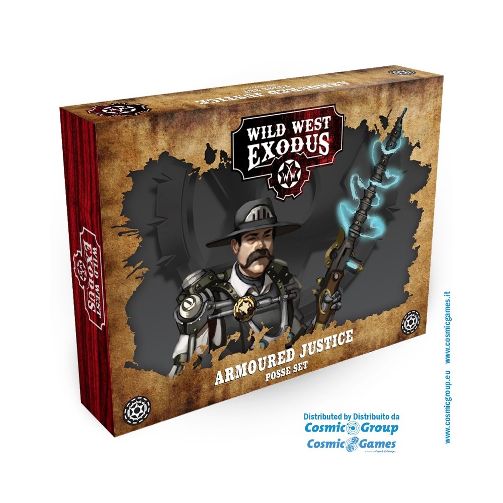 WARCRADLE STUDIOS WILD WEST EXODUS ARMOURED JUSTICE POSSE SET RESIN MINIATURES