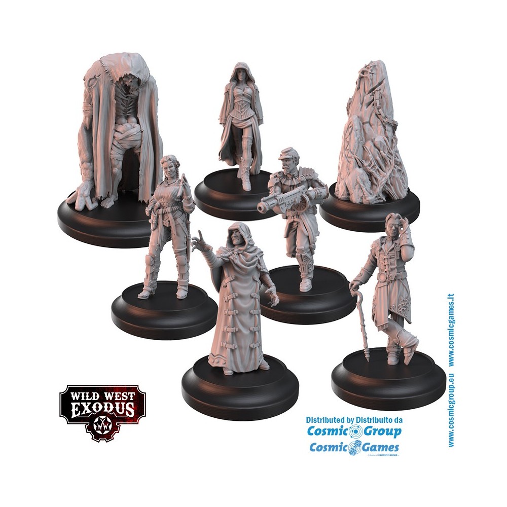 WILD WEST EXODUS ABSOLUTE POWER STARTER SET RESIN MINIATURES WARCRADLE STUDIOS