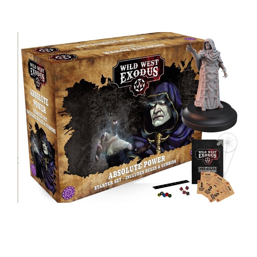 WILD WEST EXODUS ABSOLUTE POWER STARTER SET RESIN MINIATURES WARCRADLE STUDIOS