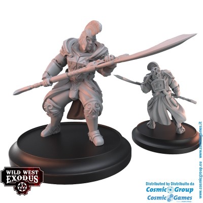 WILD WEST EXODUS DIVINE INTERVENTION STARTER SET RESIN MINIATURES WARCRADLE STUDIOS