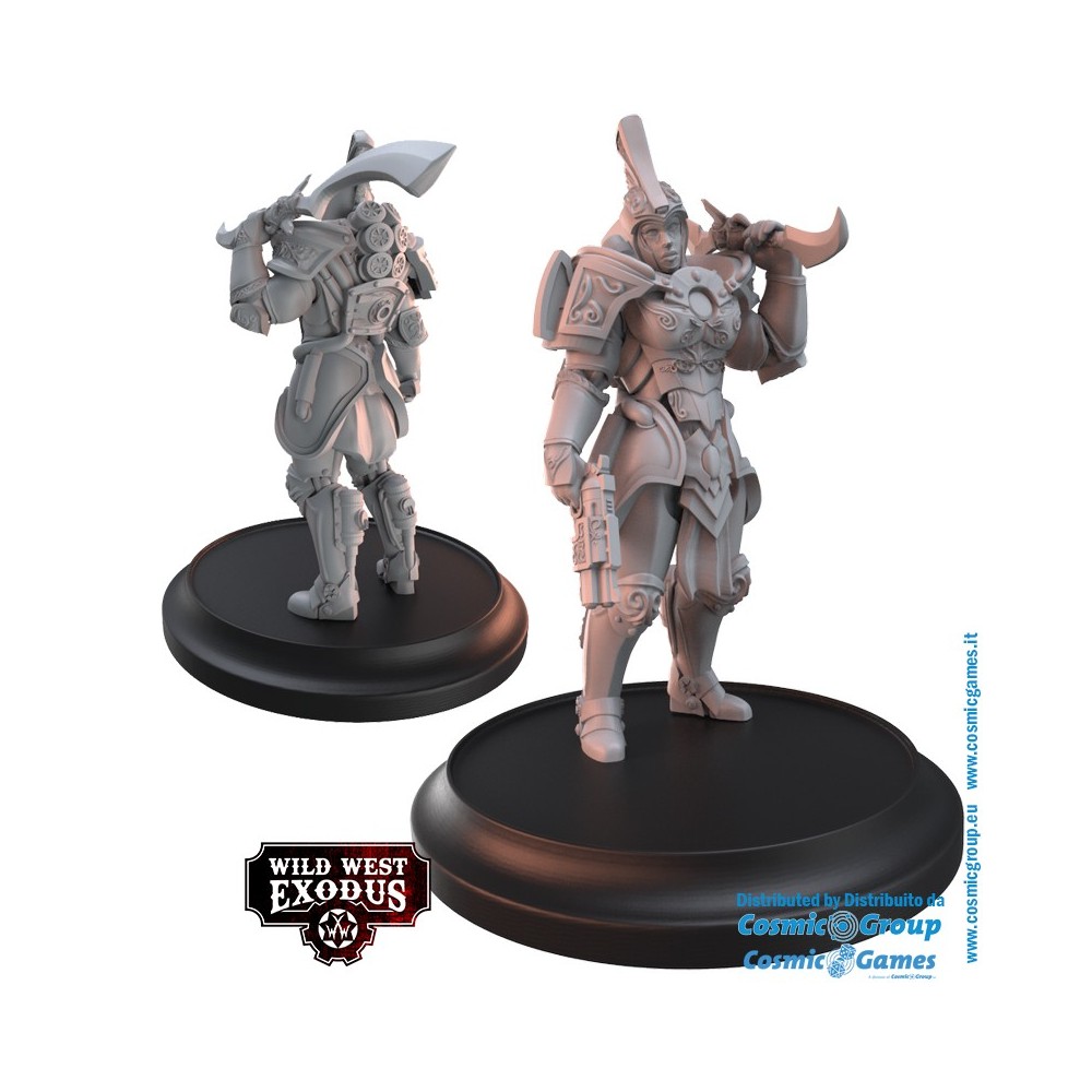WILD WEST EXODUS DIVINE INTERVENTION STARTER SET RESIN MINIATURES WARCRADLE STUDIOS