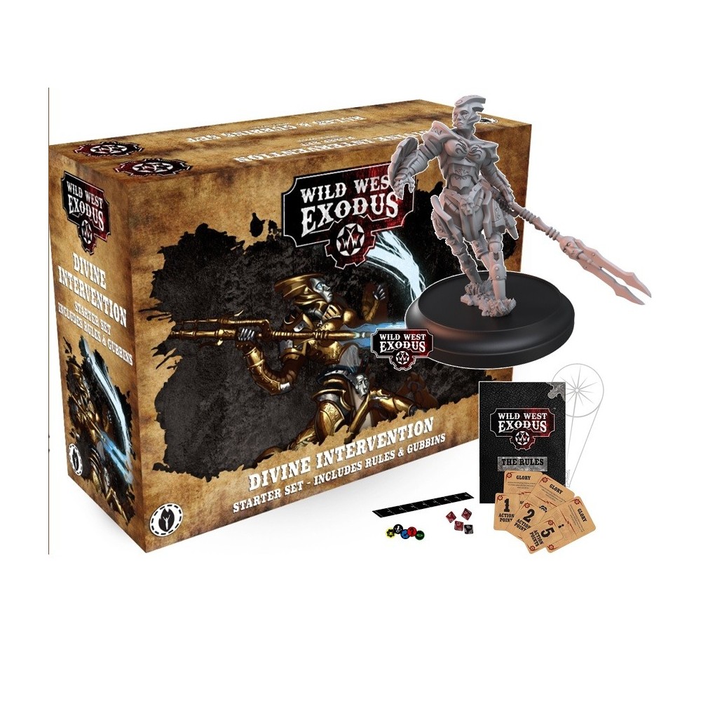 WILD WEST EXODUS DIVINE INTERVENTION STARTER SET RESIN MINIATURES WARCRADLE STUDIOS