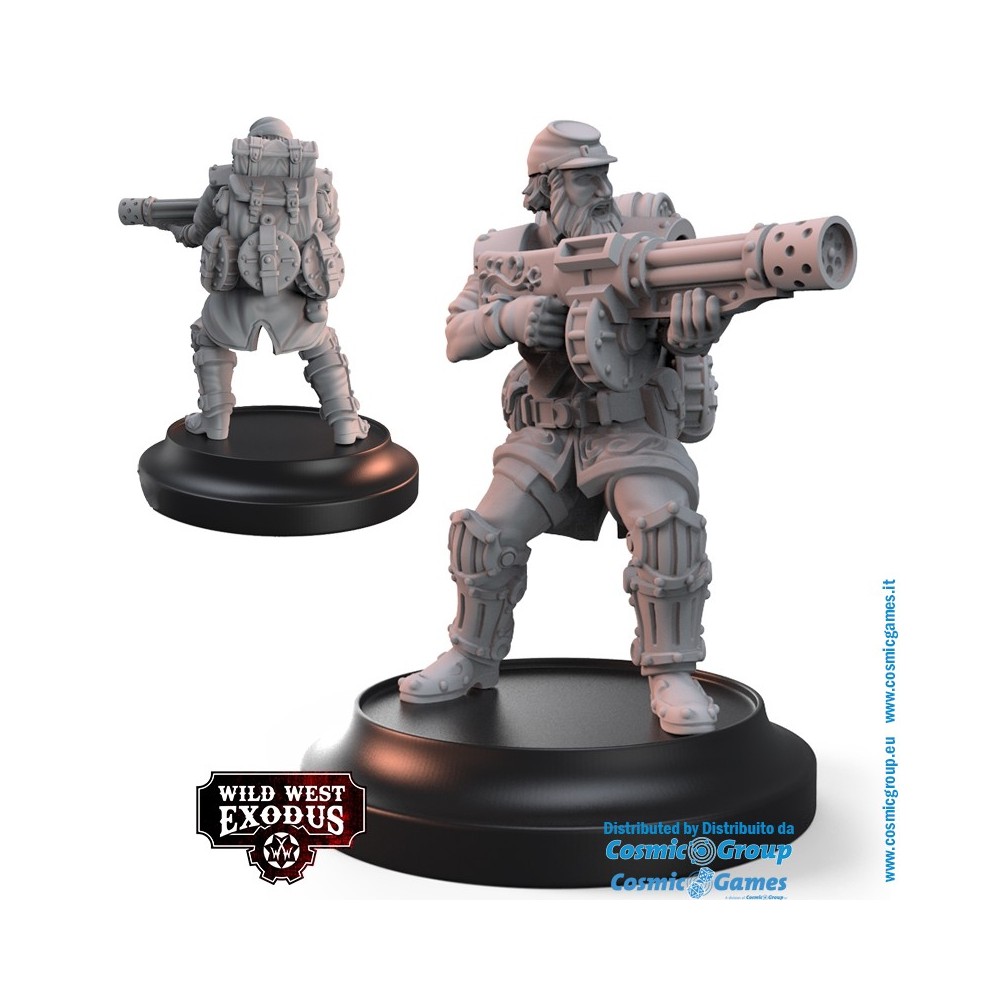 WILD WEST EXODUS CONFEDERATE REBELLION STARTER SET RESIN MINIATURES WARCRADLE STUDIOS