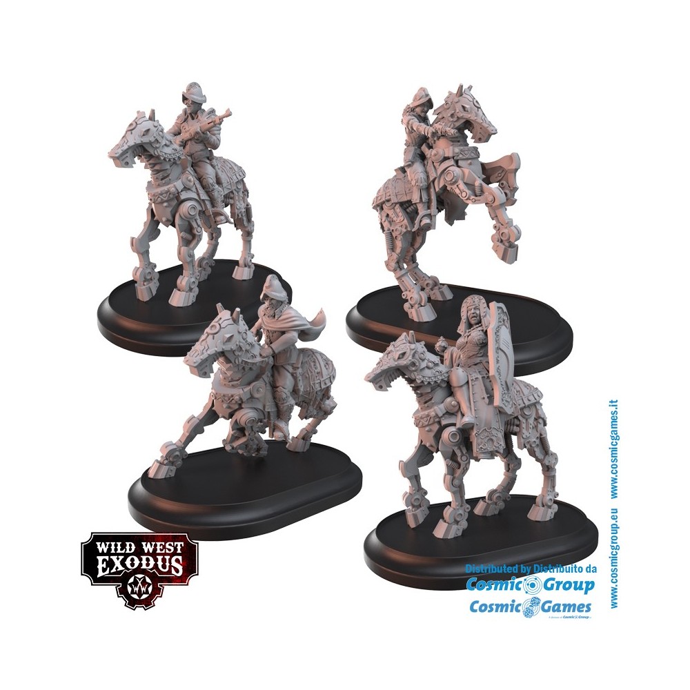 WILD WEST EXODUS THE FAITHFUL OF CASTILLA POSSE SET RESIN MINIATURES WARCRADLE STUDIOS
