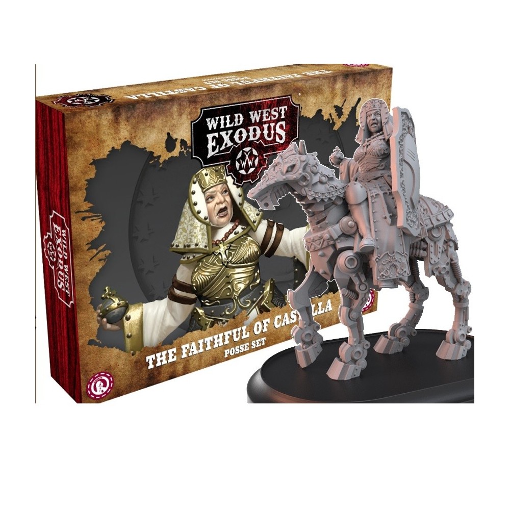 WILD WEST EXODUS THE FAITHFUL OF CASTILLA POSSE SET RESIN MINIATURES WARCRADLE STUDIOS