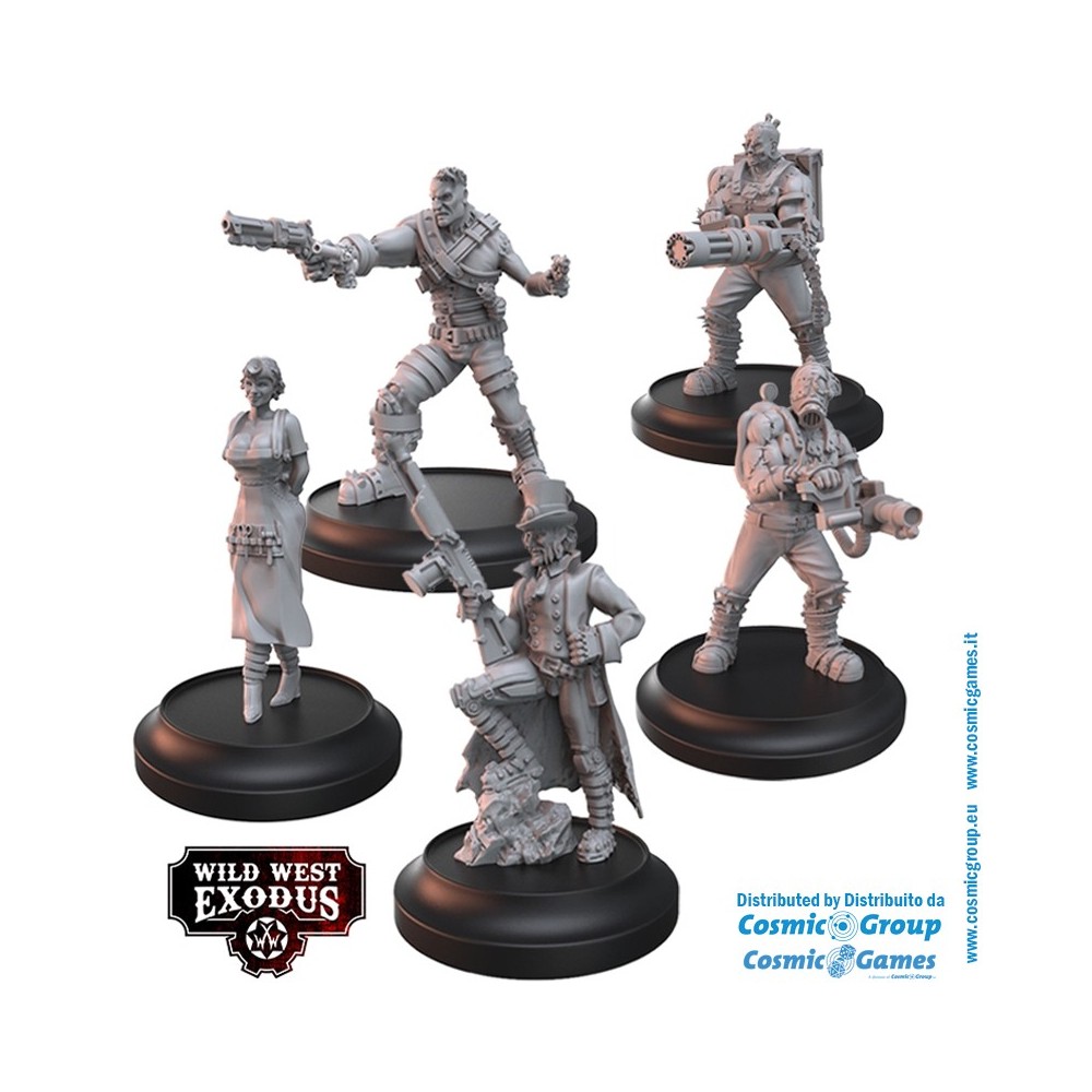 WILD WEST EXODUS FATHER OF THE ENLIGHTENED STARTER SET RESIN MINIATURES WARCRADLE STUDIOS