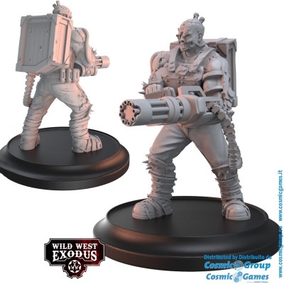 WILD WEST EXODUS FATHER OF THE ENLIGHTENED STARTER SET RESIN MINIATURES WARCRADLE STUDIOS