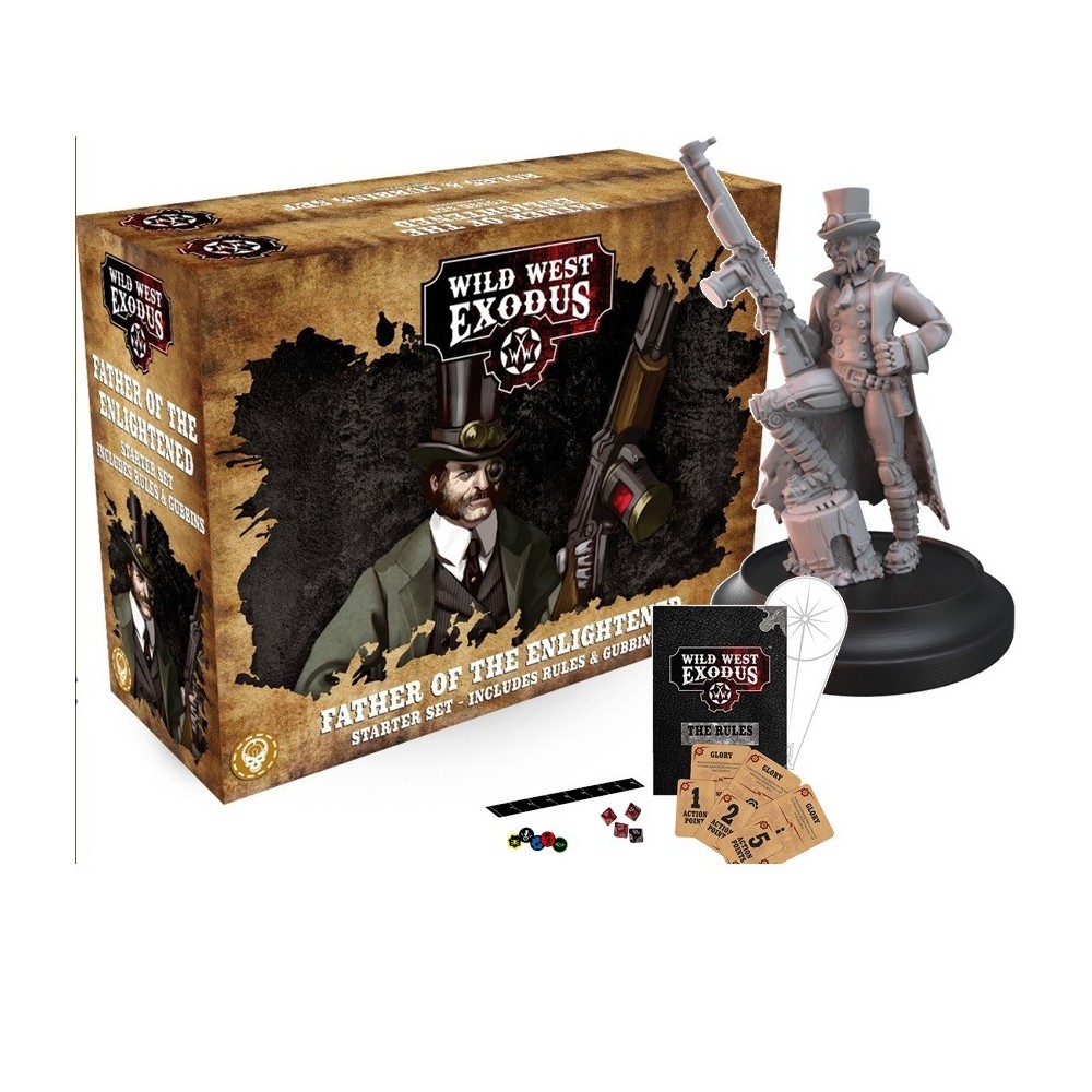 WILD WEST EXODUS FATHER OF THE ENLIGHTENED STARTER SET RESIN MINIATURES WARCRADLE STUDIOS