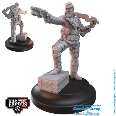 WILD WEST EXODUS CONFEDERATE REBELLION POSSE SET RESIN MINIATURES WARCRADLE STUDIOS