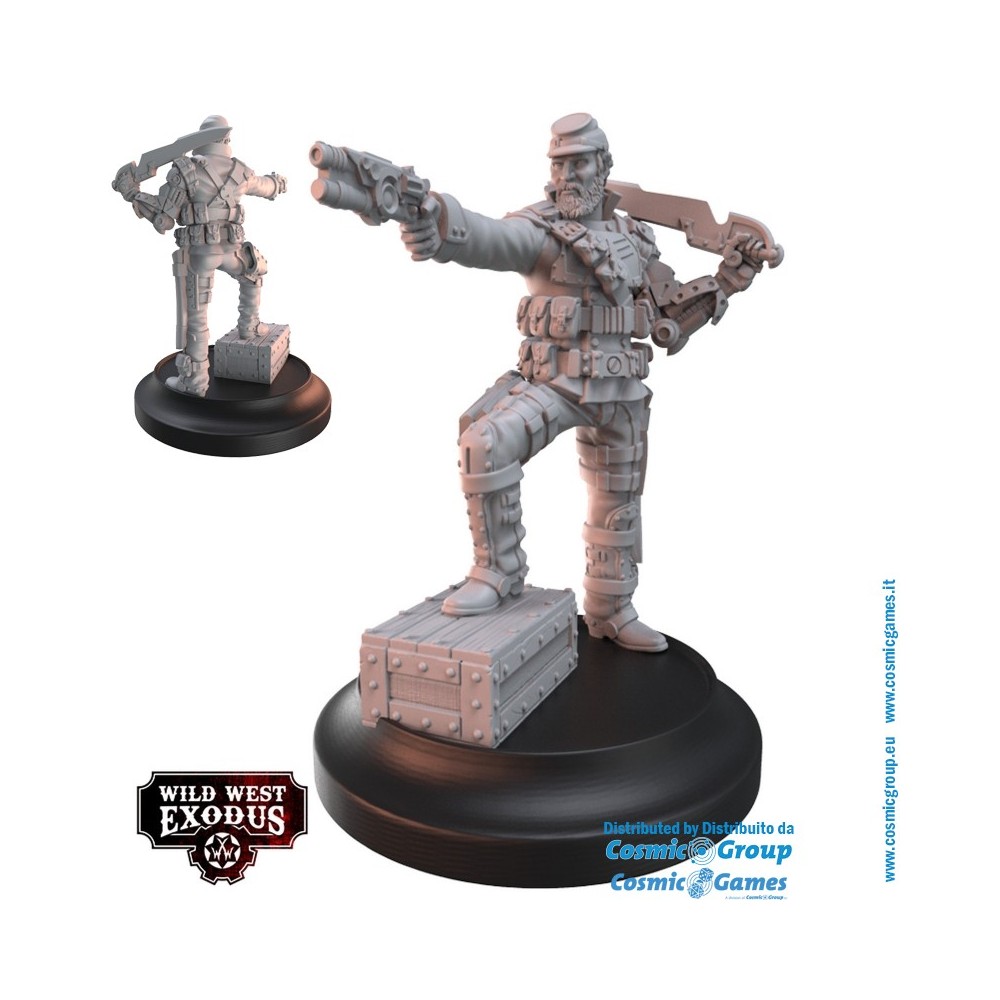 WILD WEST EXODUS CONFEDERATE REBELLION POSSE SET RESIN MINIATURES WARCRADLE STUDIOS