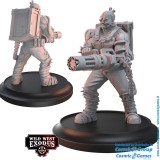 WILD WEST EXODUS FATHER OF THE ENLIGHTENED POSSE SET RESIN MINIATURES WARCRADLE STUDIOS