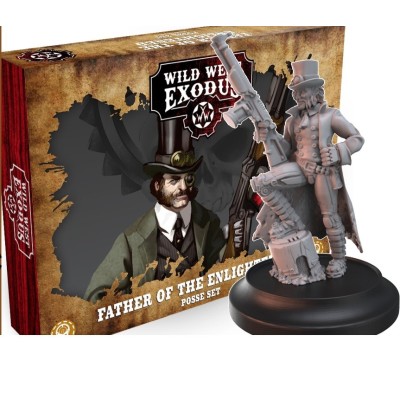WILD WEST EXODUS FATHER OF THE ENLIGHTENED POSSE SET RESIN MINIATURES WARCRADLE STUDIOS