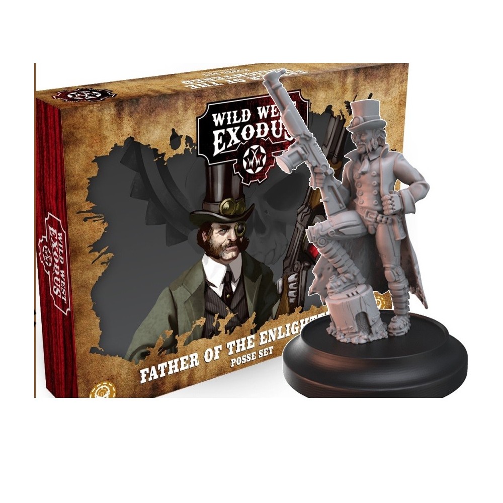 WILD WEST EXODUS FATHER OF THE ENLIGHTENED POSSE SET RESIN MINIATURES WARCRADLE STUDIOS