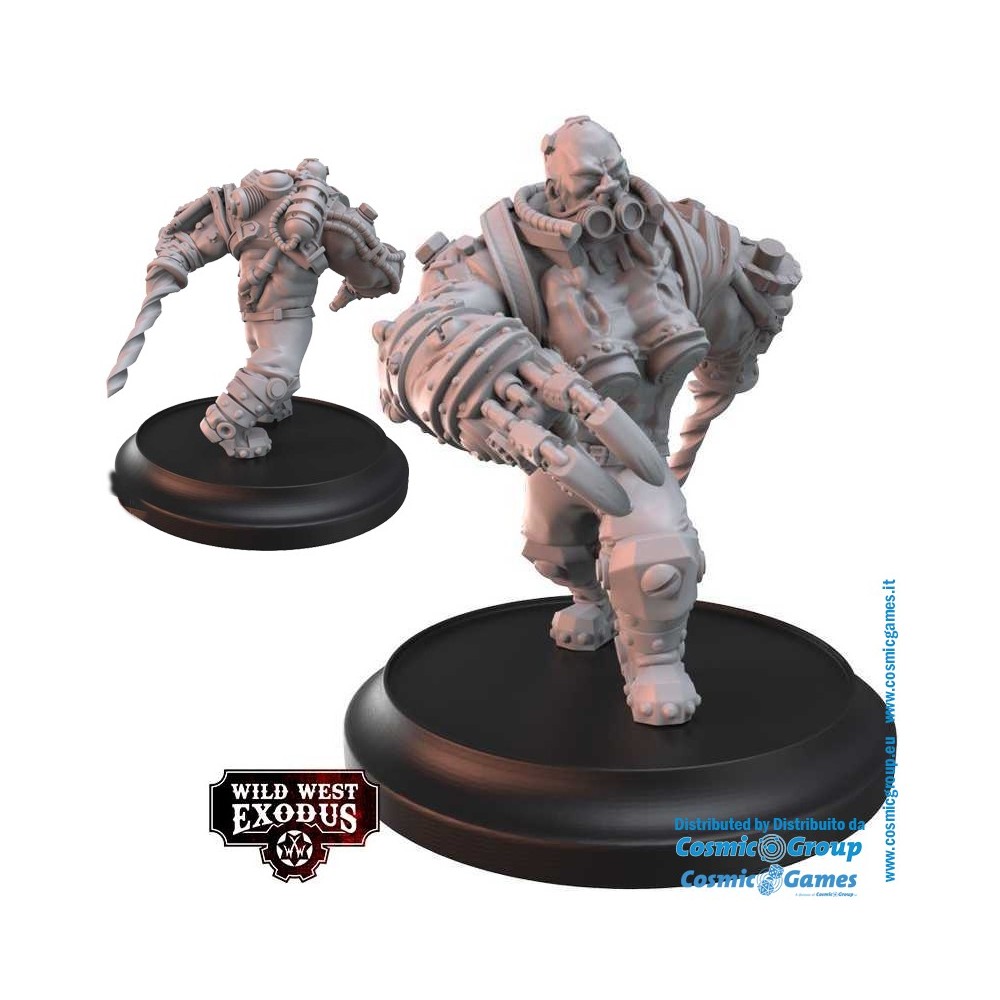 WILD WEST EXODUS GALVANIC MYSTERIES POSSE SET RESIN MINIATURES WARCRADLE STUDIOS