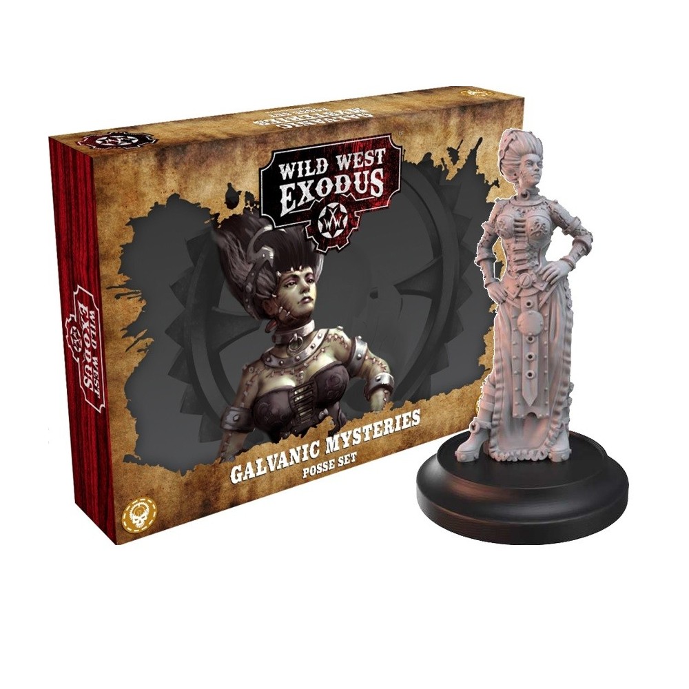 WILD WEST EXODUS GALVANIC MYSTERIES POSSE SET RESIN MINIATURES WARCRADLE STUDIOS