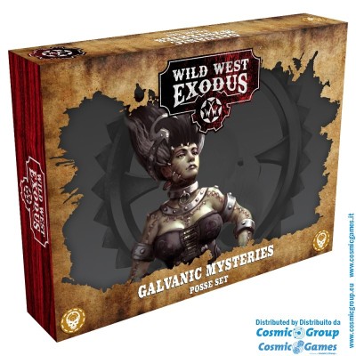 WILD WEST EXODUS GALVANIC MYSTERIES POSSE SET RESIN MINIATURES WARCRADLE STUDIOS