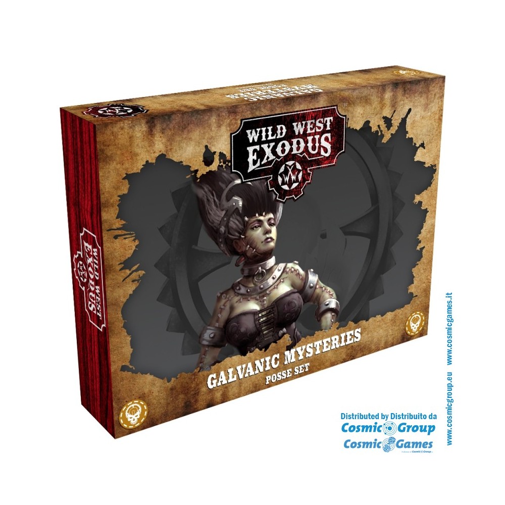 WILD WEST EXODUS GALVANIC MYSTERIES POSSE SET RESIN MINIATURES WARCRADLE STUDIOS