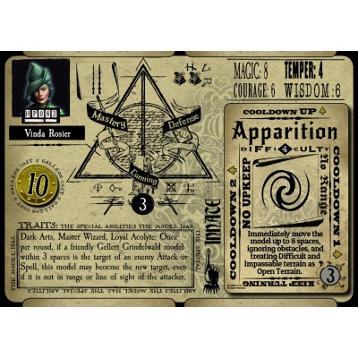 HARRY POTTER MINIATURES ADVENTURE GAME - FANTASTIC BEASTS GRINDELWALD'S FOLLOWERS MINI RESIN STATUE FIGURE KNIGHT MODELS