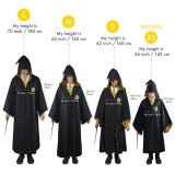 HARRY POTTER WIZARD ROBE TUNICA MAGO TASSOROSSO TAGLIA XS BIMBO CINEREPLICAS