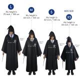 HARRY POTTER WIZARD ROBE TUNICA MAGO CORVONERO TAGLIA M CINEREPLICAS