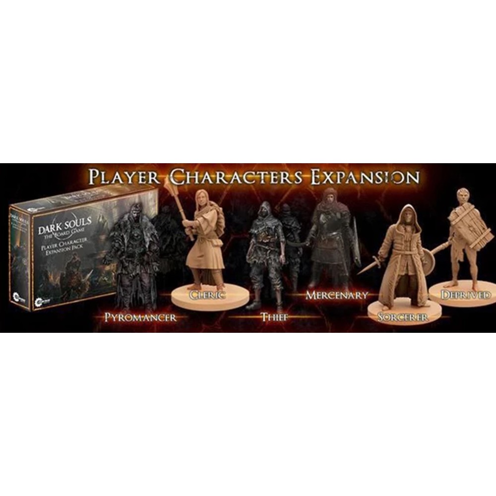 DARK SOULS THE BOARD GAME PERSONAGGI CHARACTERS ESPANSIONE GIOCO DA TAVOLO ITALIANO STEAMFORGED GAMES