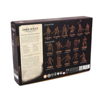 DARK SOULS THE BOARD GAME PERSONAGGI CHARACTERS ESPANSIONE GIOCO DA TAVOLO ITALIANO STEAMFORGED GAMES