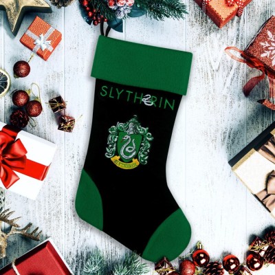 HARRY POTTER SLYTHERIN CHRISTMAS STOCKING CALZA BEFANA SERPEVERDE CINEREPLICAS
