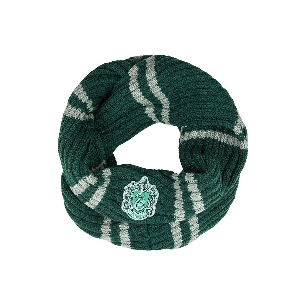 HARRY POTTER SLYTHERIN SERPEVERDE INFINITE SCARF SCIARPA AD ANELLO CINEREPLICAS