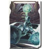 SILVER SURFER LYTHOGRAPHY LITOGRAFIA BY SIMONE BIANCHI 43 X 25 CM