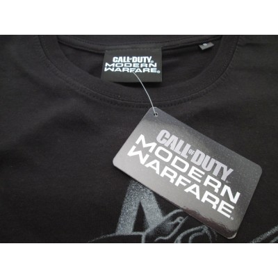 MAGLIA T SHIRT CALL OF DUTY MODERN WARFARE NERA