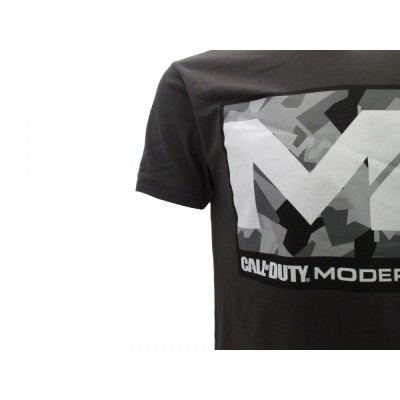 MAGLIA T SHIRT CALL OF DUTY MODERN WARFARE LOGO GRIGIA