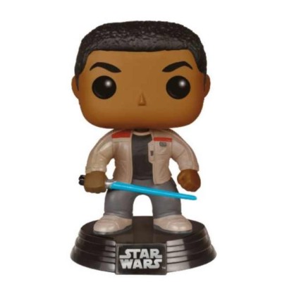 FUNKO POP STAR WARS - FINN WITH LIGHTSABER BOBBLE HEAD KNOCKER FIGURE FUNKO