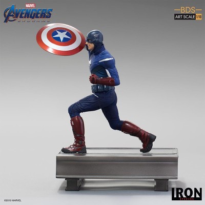 AVENGERS ENDGAME - CAPTAIN AMERICA 2012 BDS ART SCALE 1/10 STATUE FIGURE IRON STUDIOS