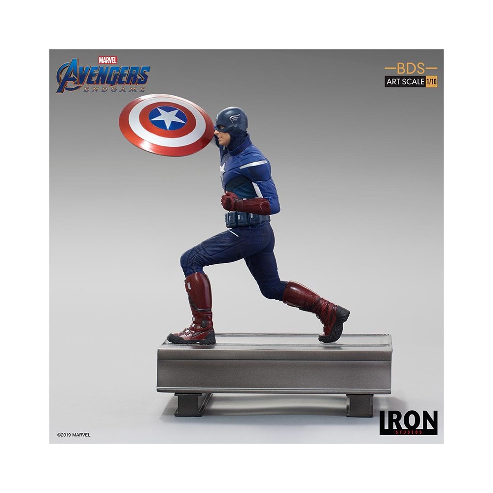 AVENGERS ENDGAME - CAPTAIN AMERICA 2012 BDS ART SCALE 1/10 STATUE FIGURE IRON STUDIOS