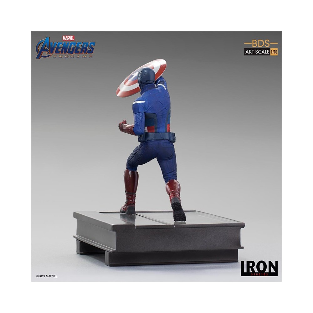 AVENGERS ENDGAME - CAPTAIN AMERICA 2012 BDS ART SCALE 1/10 STATUE FIGURE IRON STUDIOS