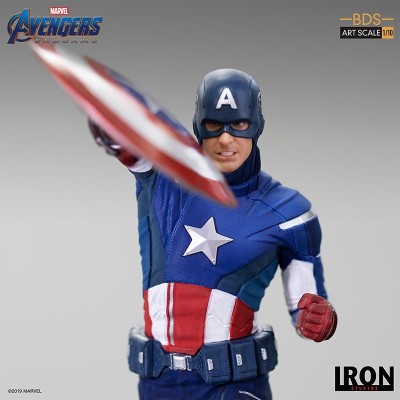AVENGERS ENDGAME - CAPTAIN AMERICA 2012 BDS ART SCALE 1/10 STATUE FIGURE IRON STUDIOS
