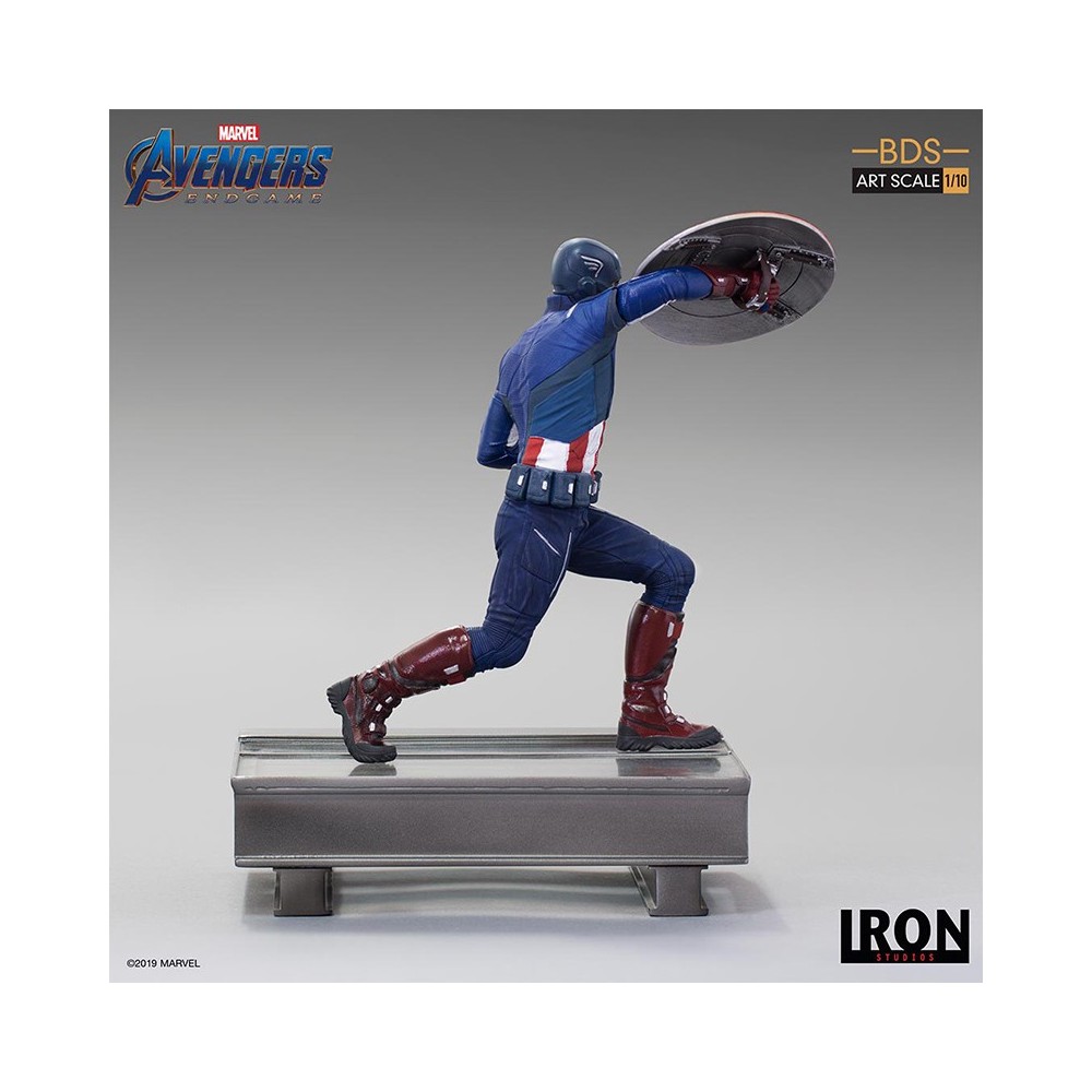 AVENGERS ENDGAME - CAPTAIN AMERICA 2012 BDS ART SCALE 1/10 STATUE FIGURE IRON STUDIOS