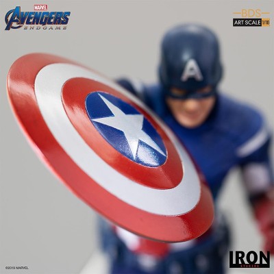 AVENGERS ENDGAME - CAPTAIN AMERICA 2012 BDS ART SCALE 1/10 STATUE FIGURE IRON STUDIOS