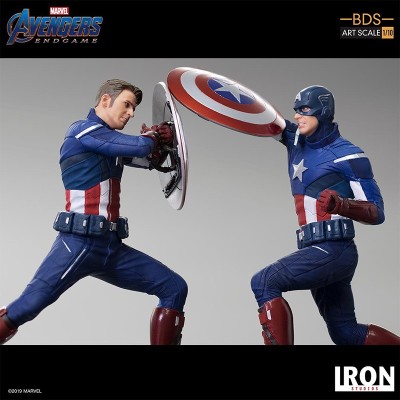 AVENGERS ENDGAME - CAPTAIN AMERICA 2012 BDS ART SCALE 1/10 STATUE FIGURE IRON STUDIOS