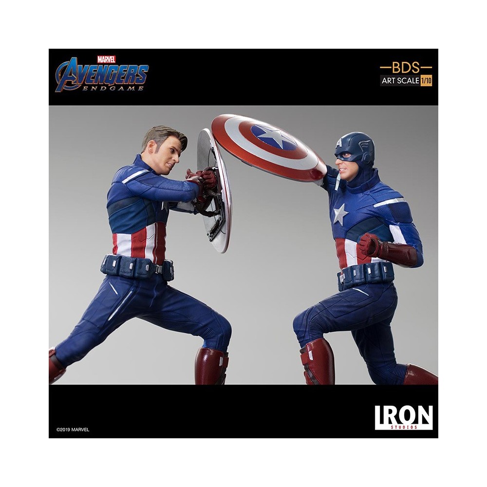 AVENGERS ENDGAME - CAPTAIN AMERICA 2012 BDS ART SCALE 1/10 STATUE FIGURE IRON STUDIOS