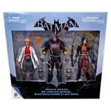 BATMAN ARKHAM ORIGINS HARLEEN QUINZEL ELECTROCUTIONER LADY SHIVA 3-PACK FIGURE DC COLLECTIBLES