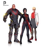 BATMAN ARKHAM ORIGINS HARLEEN QUINZEL ELECTROCUTIONER LADY SHIVA 3-PACK FIGURE DC COLLECTIBLES
