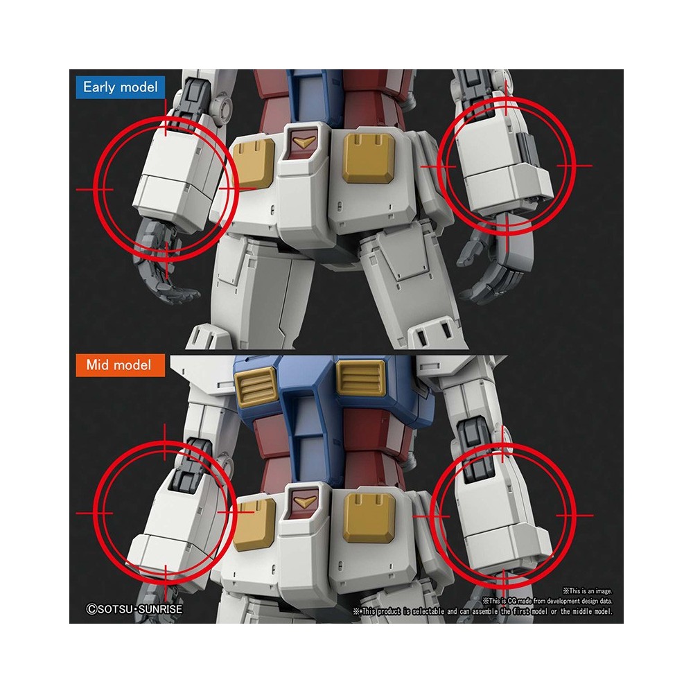 BANDAI HIGH GRADE HG GUNDAM RX-78-02 ORIGIN 1/144 MODEL KIT FIGURE